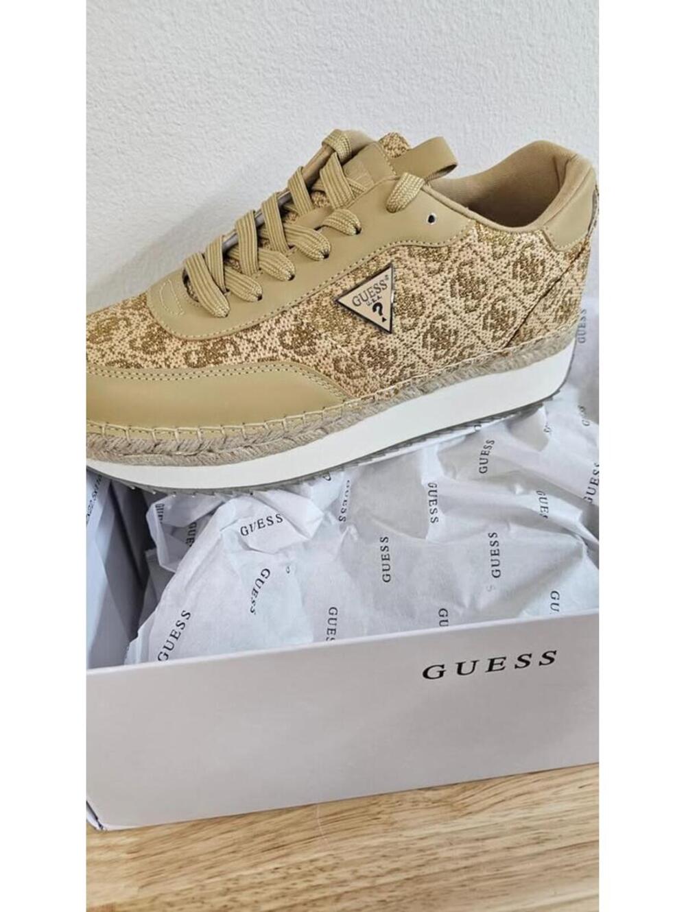 GUESS Stefen 3 Espadrille Platform Sneaker